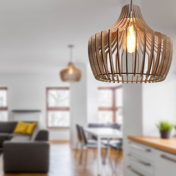 Zooki Model 1 "FREYA" Wooden Pendant Light