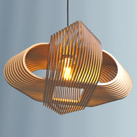 Zooki Model 15 "ODIN" Wooden Pendant Light