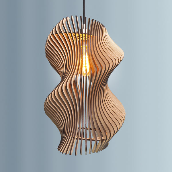 Zooki Model 30 "ERIS" Wooden Pendant Light