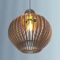 Zooki Model 9 "SOL" Wooden Pendant Light
