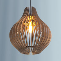 Zooki Model 9 "SOL" Wooden Pendant Light