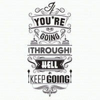 Wall quote sticker with text "You Only Live Once But If You Do It Right Once Is Enough".