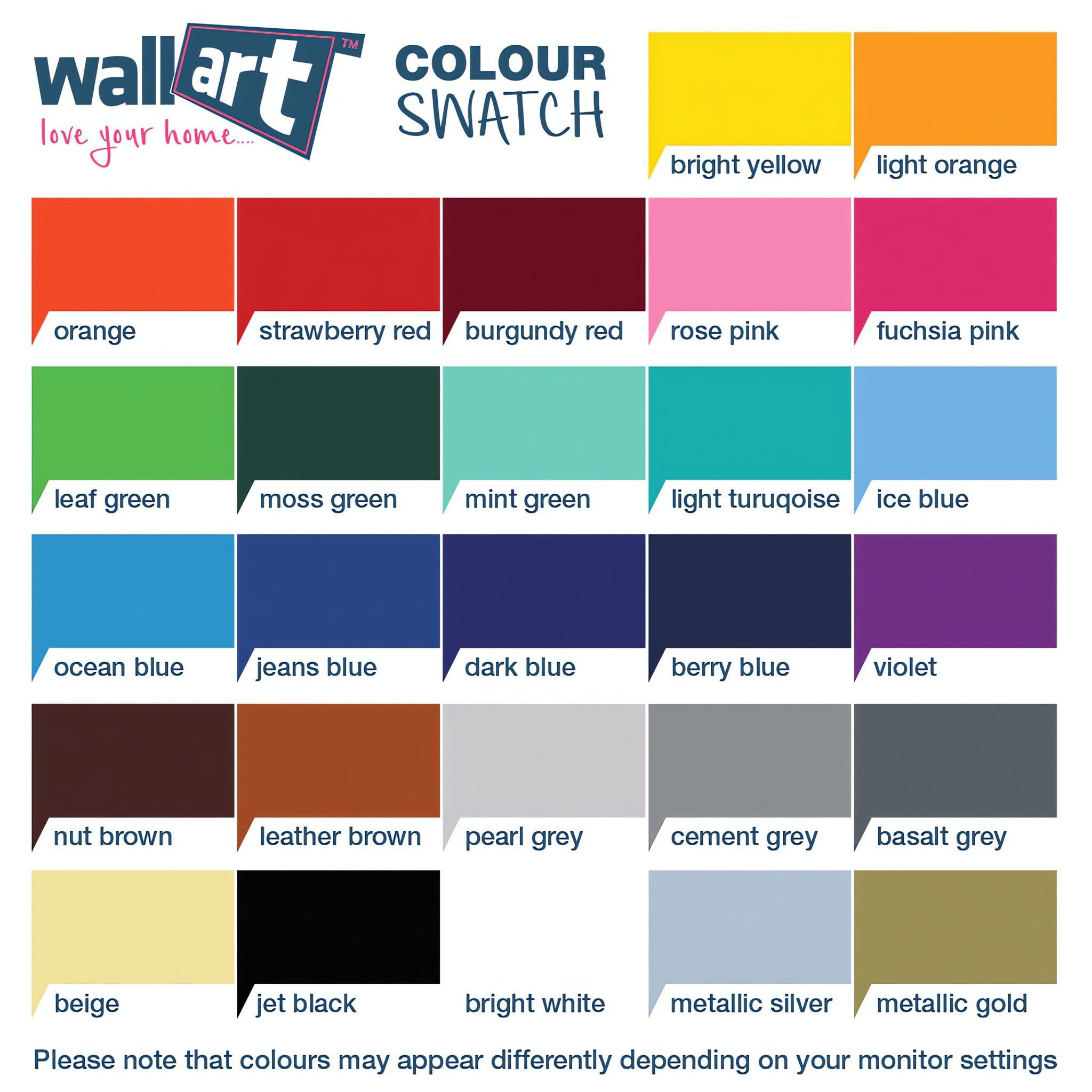 Adesivo Murale Kiwistar Lernzeiten In Blu 120x57 Cm – Tatuaggio Per Parete Rimovibile