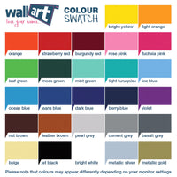 Tree wall sticker with lots of animals and the name of a loved one swatch.